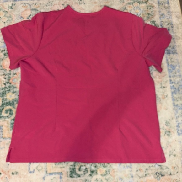 Figs womens pink 1 pocket scrub top - Picture 4 of 4